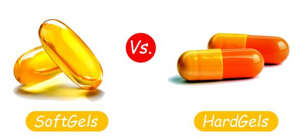 Softgels und Hargels